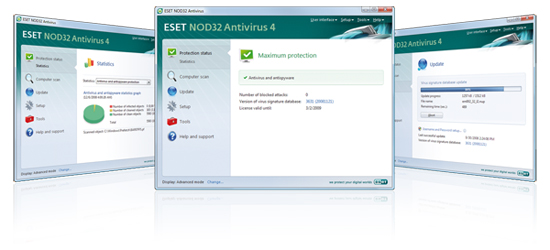 ESET NOD32 Antivirus Screen Shots